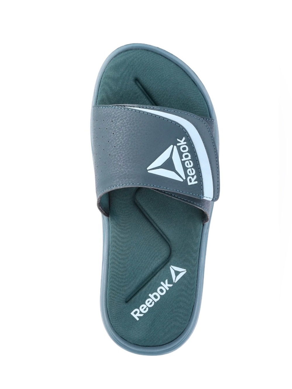 NWT Reebok Delta Flow Womenβs Size 11 Green Memory Foam Adjustable Slide Sandals